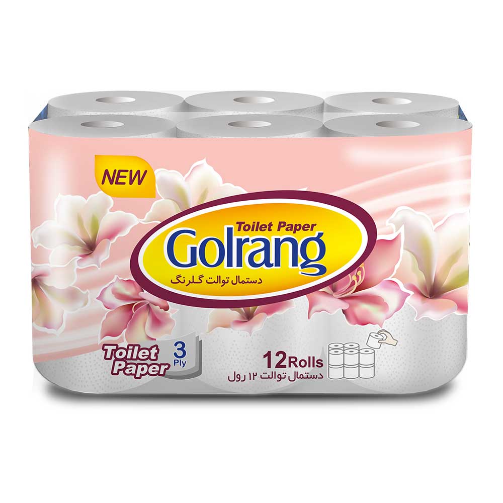 Golrang Toilet Tissues 12pcs