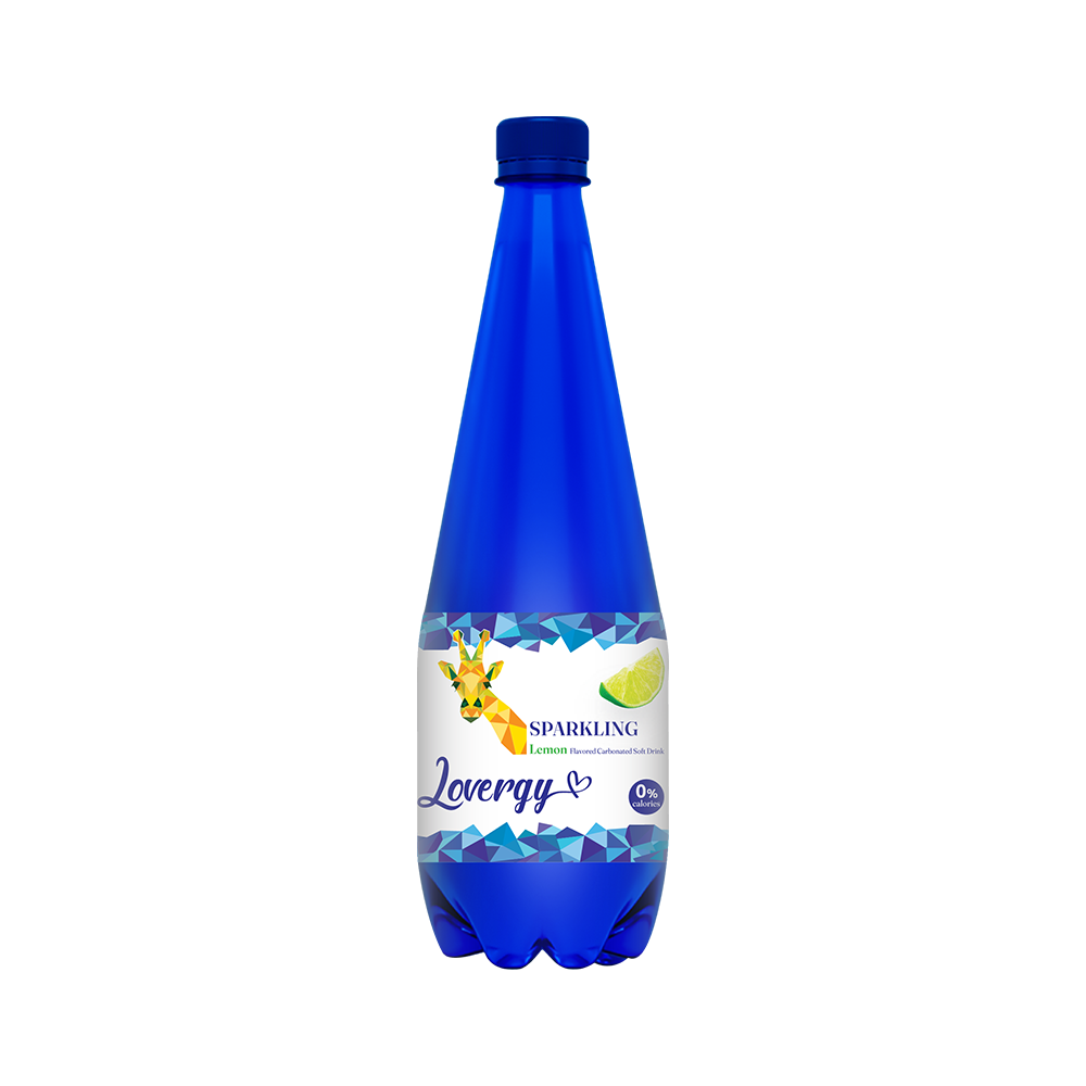 Lavergy lemon-flavored carbonated water