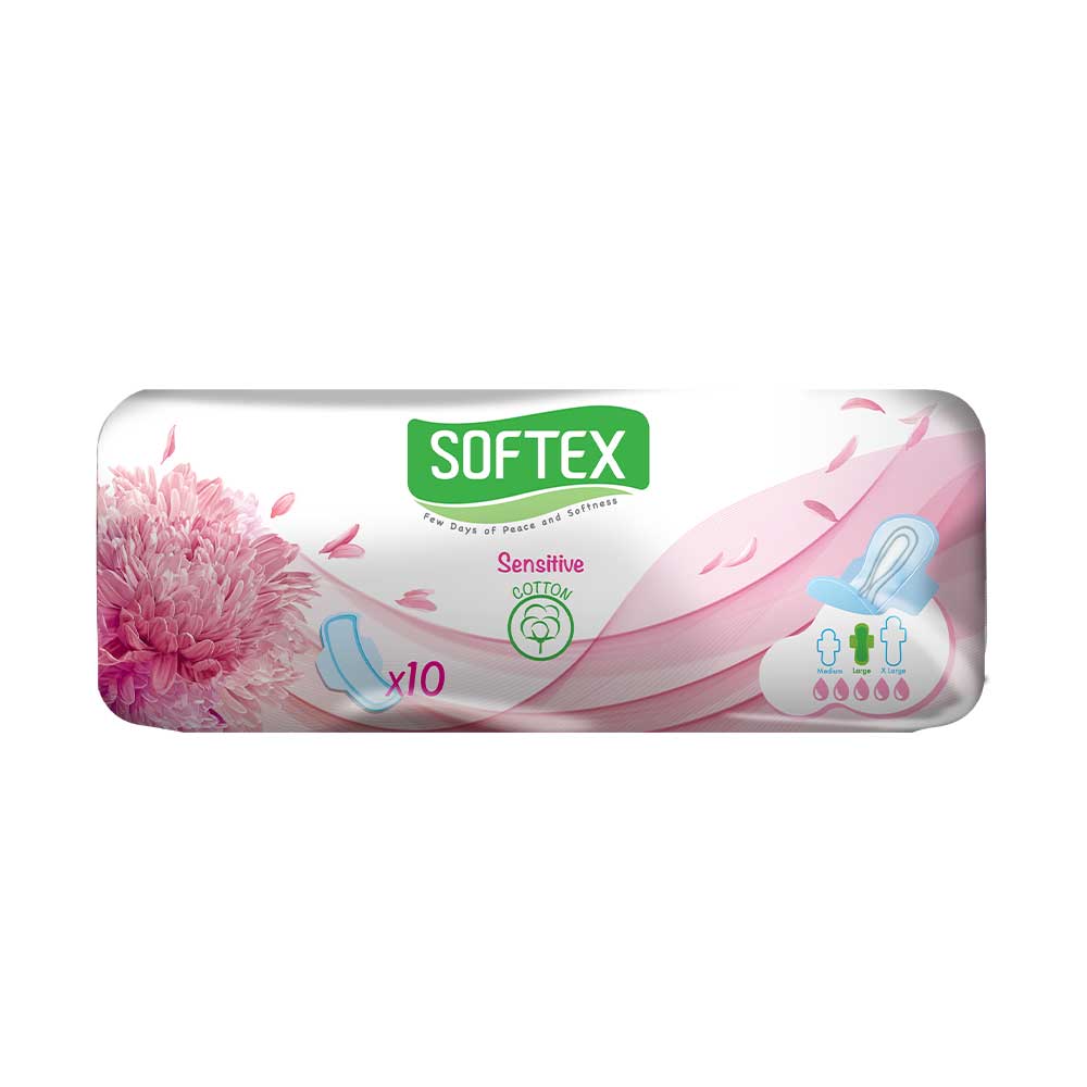 Softex Linen Sanitary Pad Pack Of 10