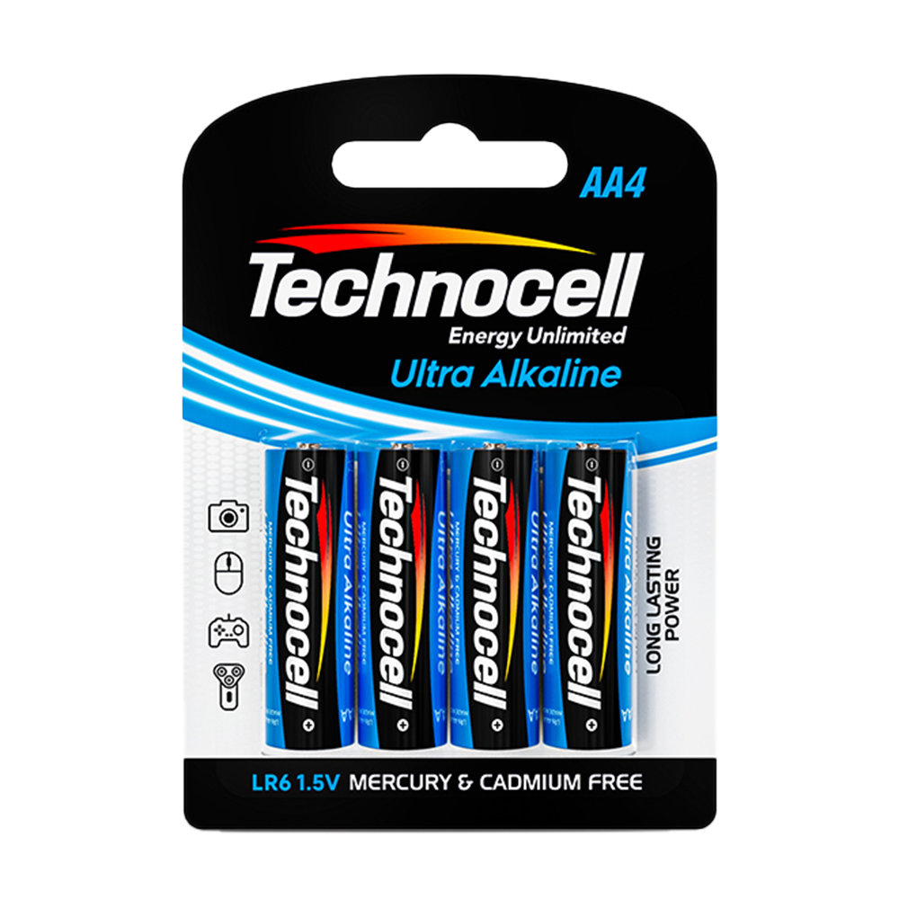 Technocell alkaline battery